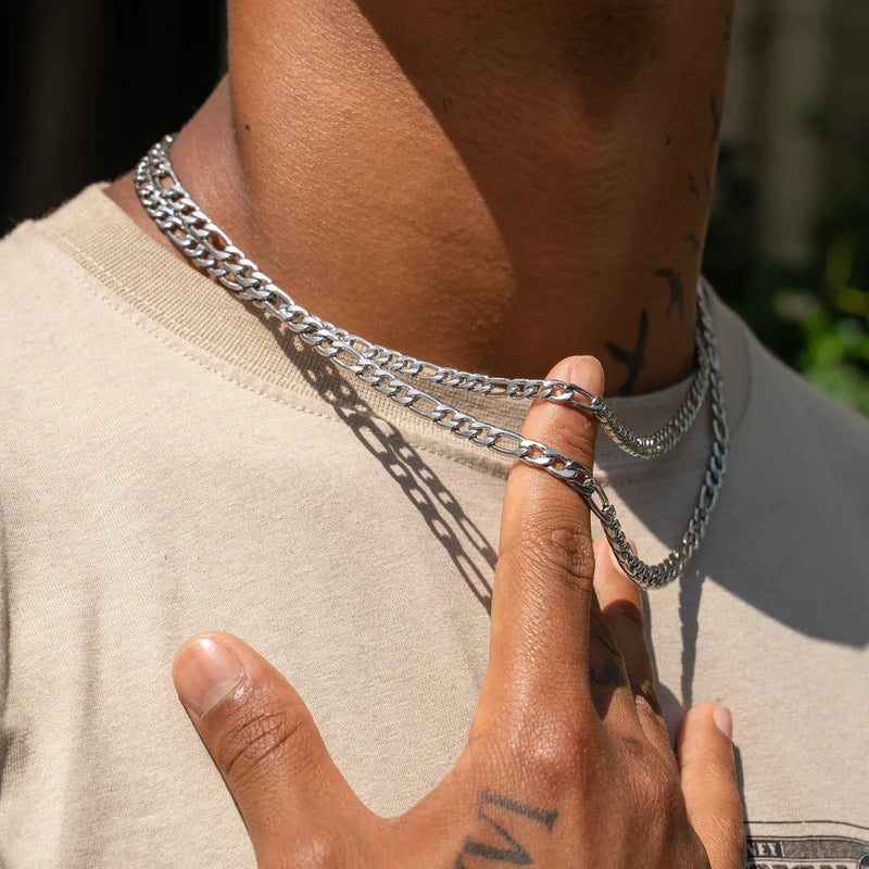 14k WGF Figaro Chain