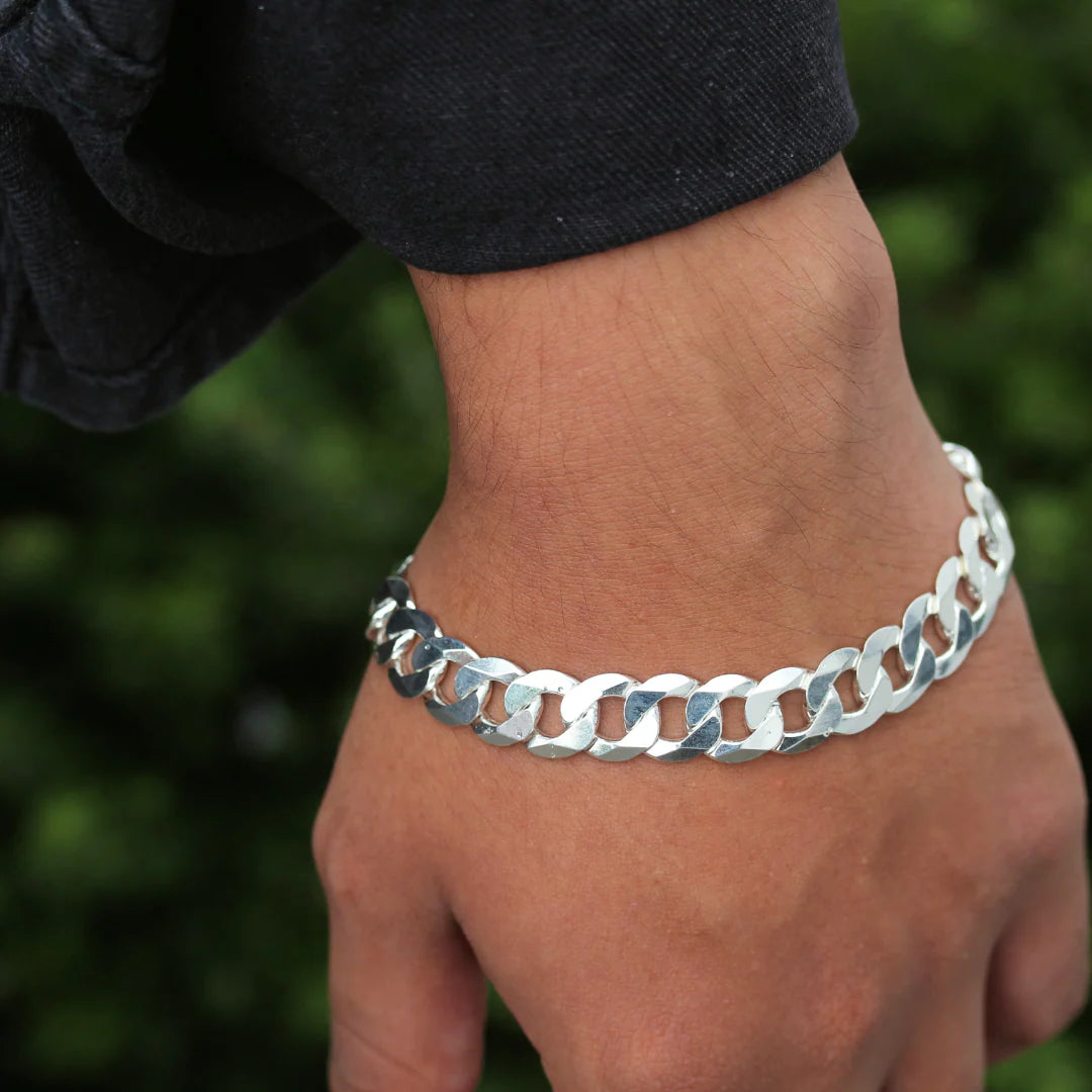 925 Curb Bracelet 10mm