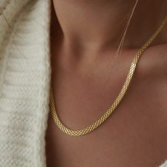 14k YGF Bismark Chain