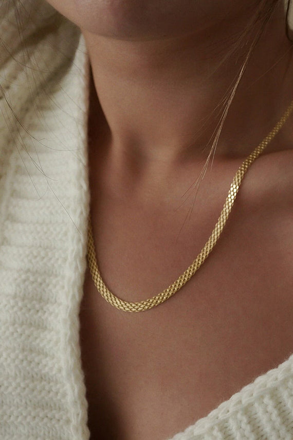 14k YGF Bismark Chain