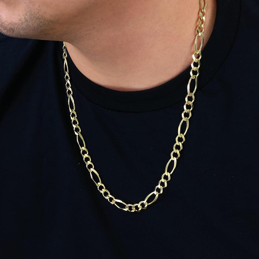 14k Figaro Chain 8𝙢𝙢