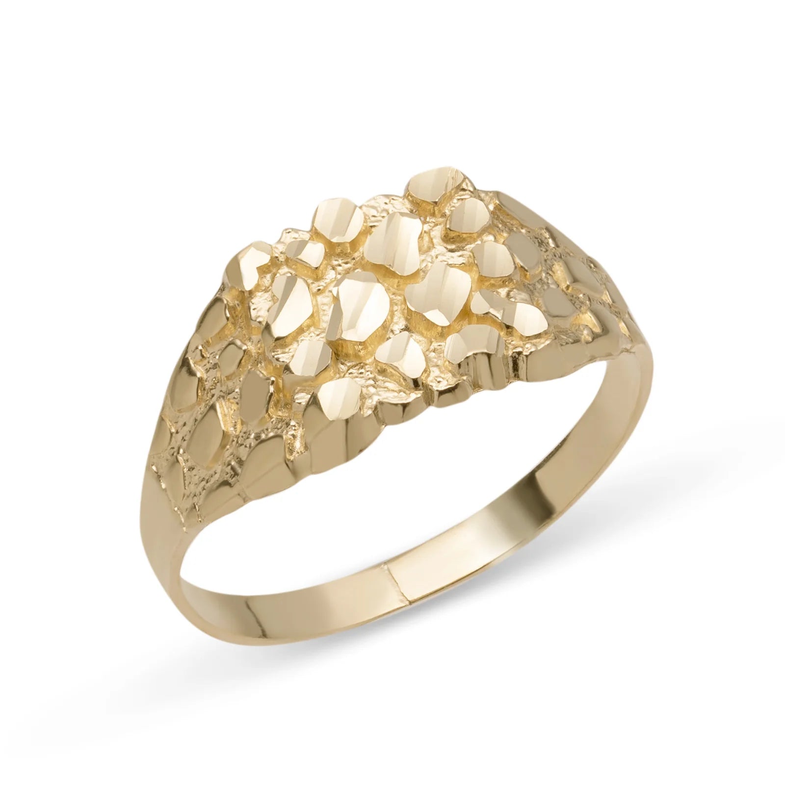 14k Rocky Nugget Ring