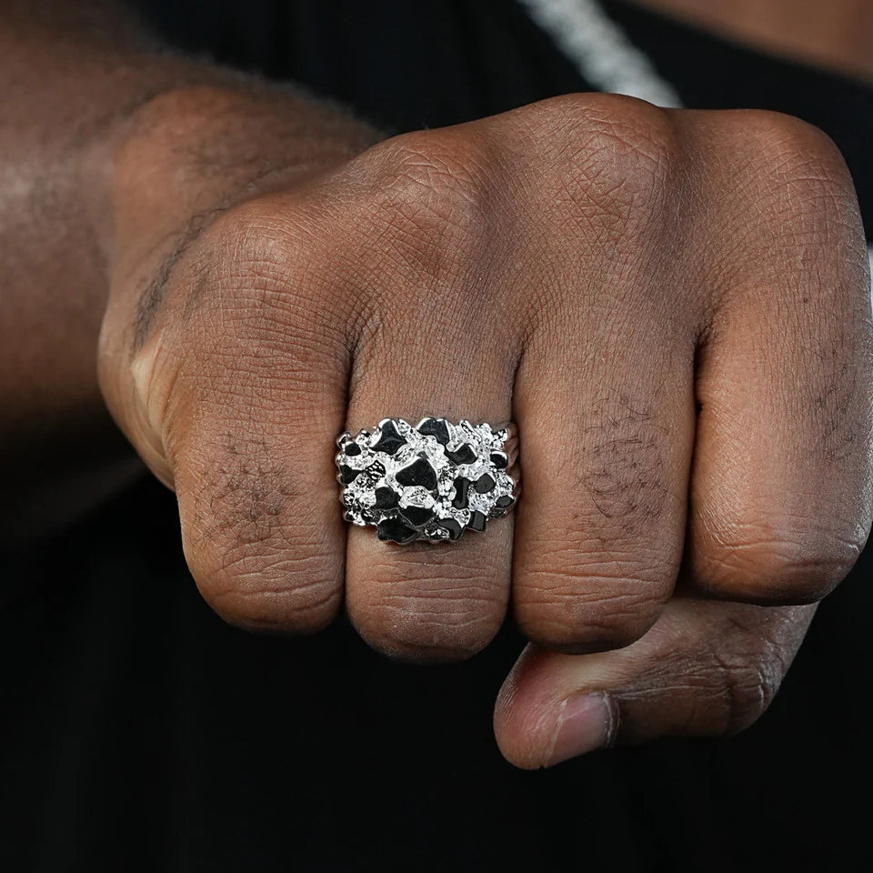 925 Rocky Nugget Ring